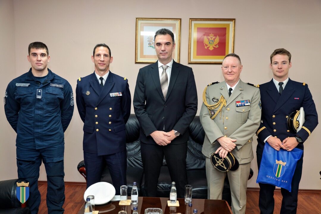 Potpredsjednik Rašketić primio komandanta broda francuske ratne mornarice